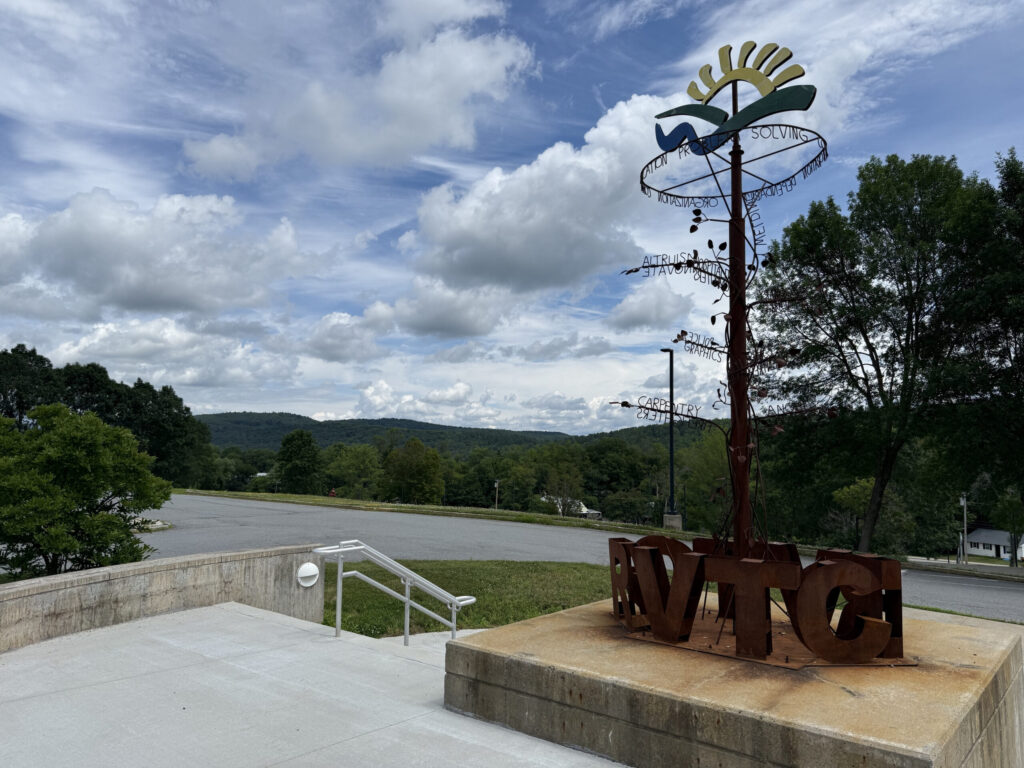 River Valley Tech Center front stairs.