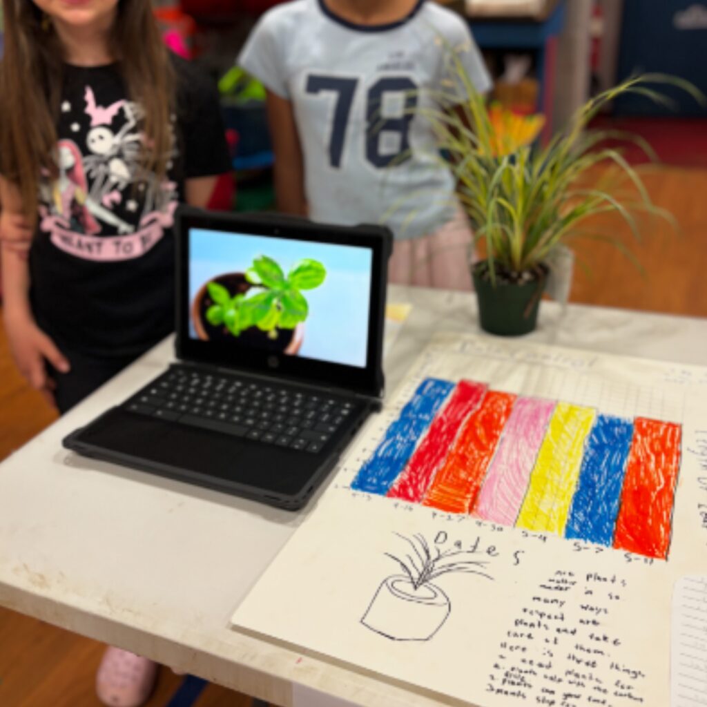 Students pose with the project on soil science and food systems.